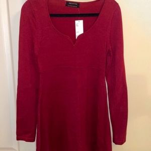 🫟 URBAN OUTFITTERS - NWT Red Long Sleeved Mini Dress, L